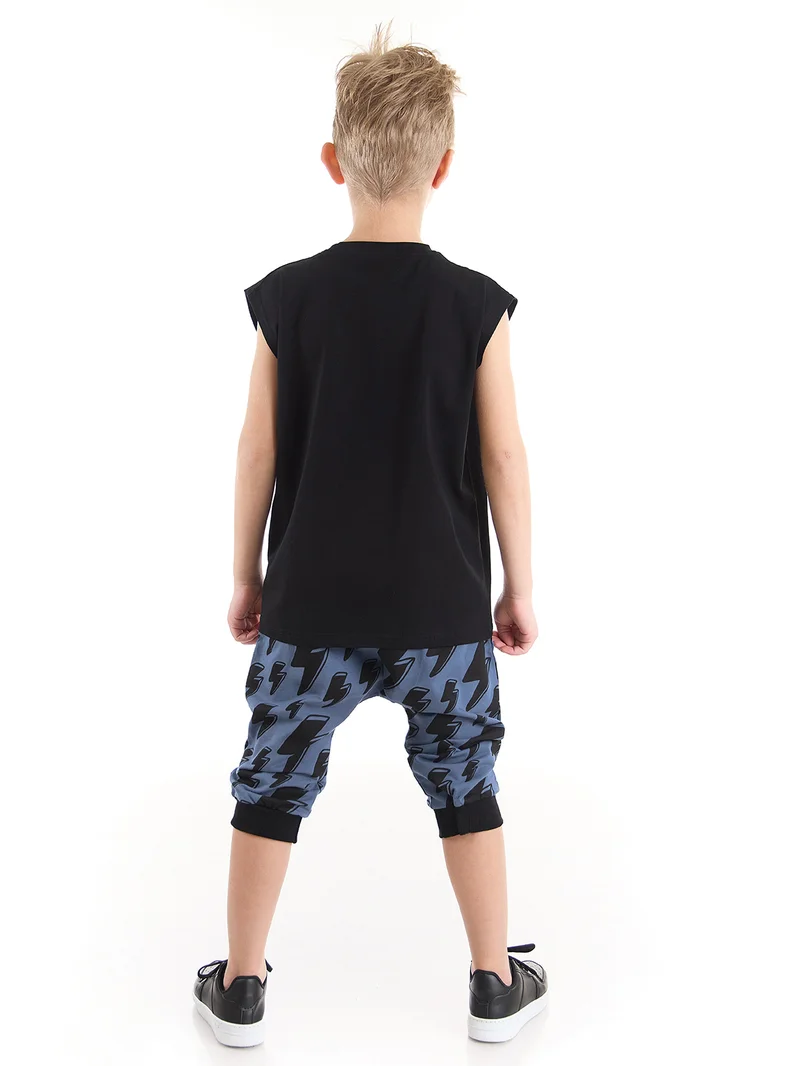 MSHB&G Thunder Dino Boy T-shirt&Harem Pants Set